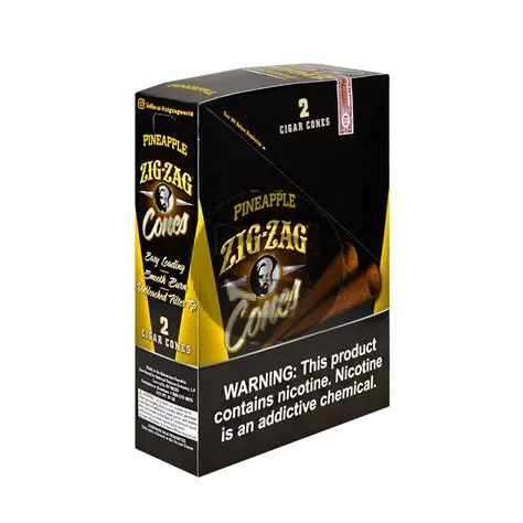 Zig Zag Cones 2pk - Zig Zag Cones 2pk PINEAPPLE